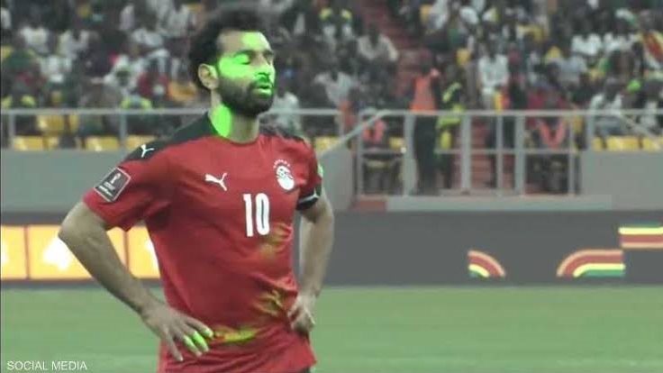 محمد صلاح من مباراة مصر والسنغال