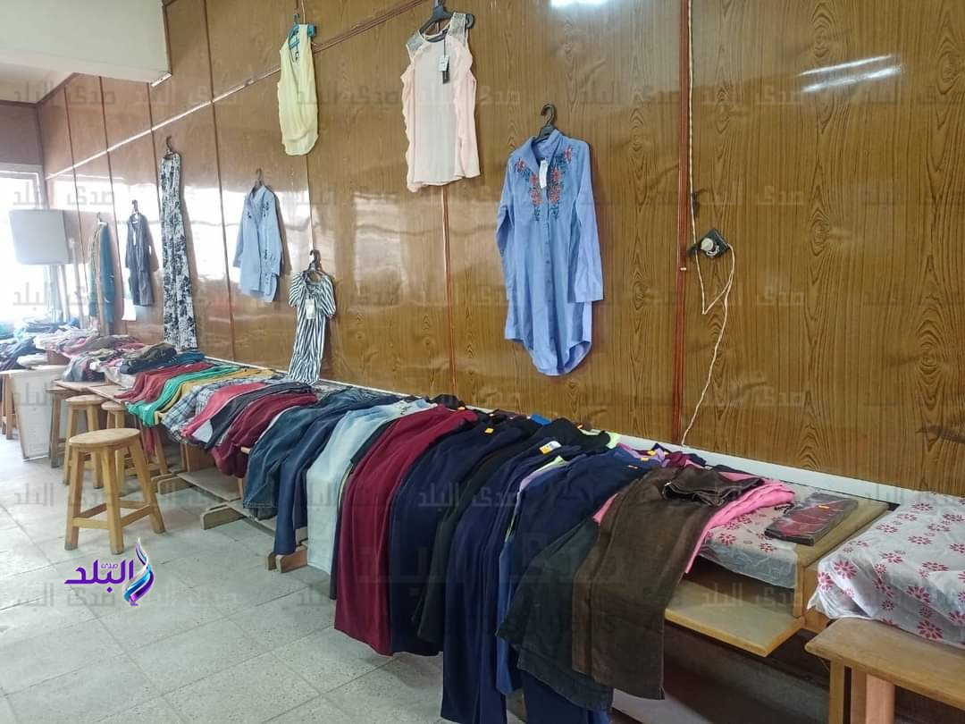 جامعة حلوان تنظم معرض للملابس بمناسبة العيد