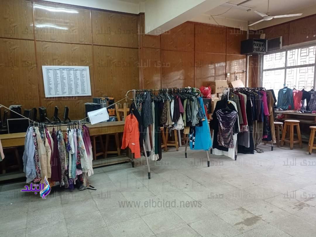 جامعة حلوان تنظم معرض للملابس بمناسبة العيد