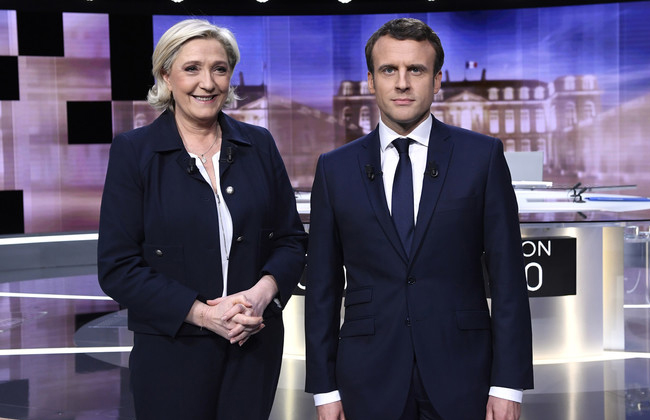 ماكرون ولوبان