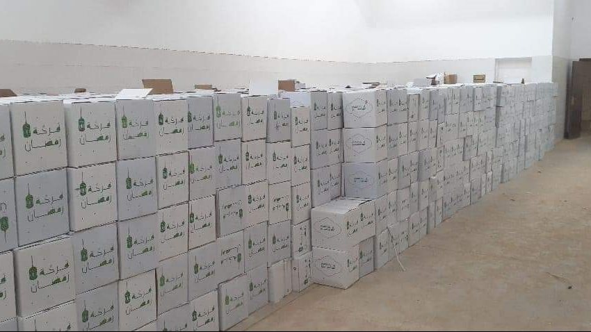 توزيع 4 آلاف كرتونة مواد غذائية على الأسر الأولى بالرعاية