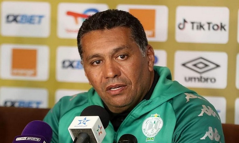 رشيد الطاوسي المدير الفني لفريق الرجاء المغربيس