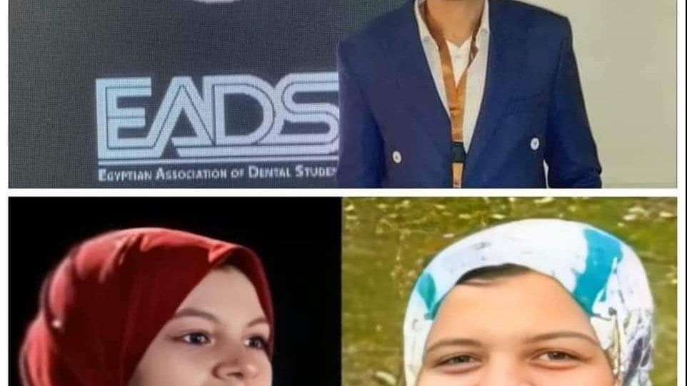 أطباء دمياط الثلاثة شهداء الحادث 