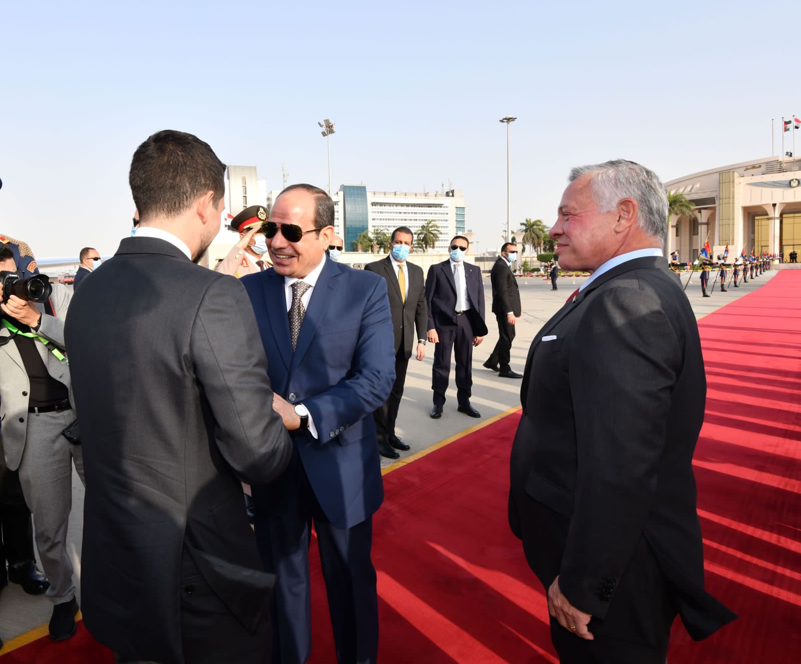 العاهل الأردني والأمير الحسن