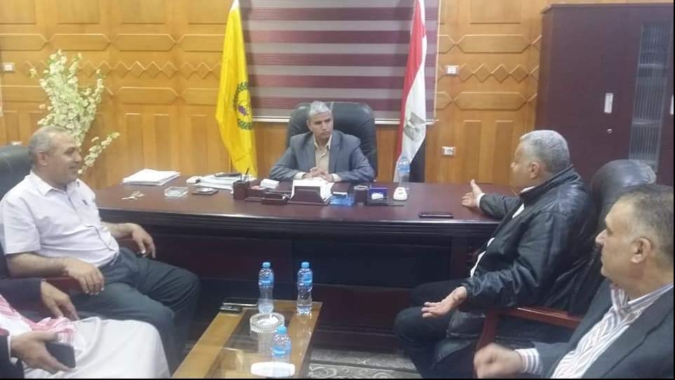 اجتماع رئيس مدينة الحسنة مع مديري الإدارات 