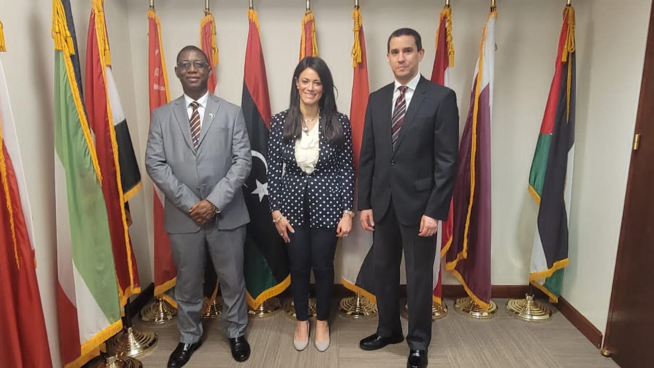 الدكتورة رانيا المشاط خلال اللقاء