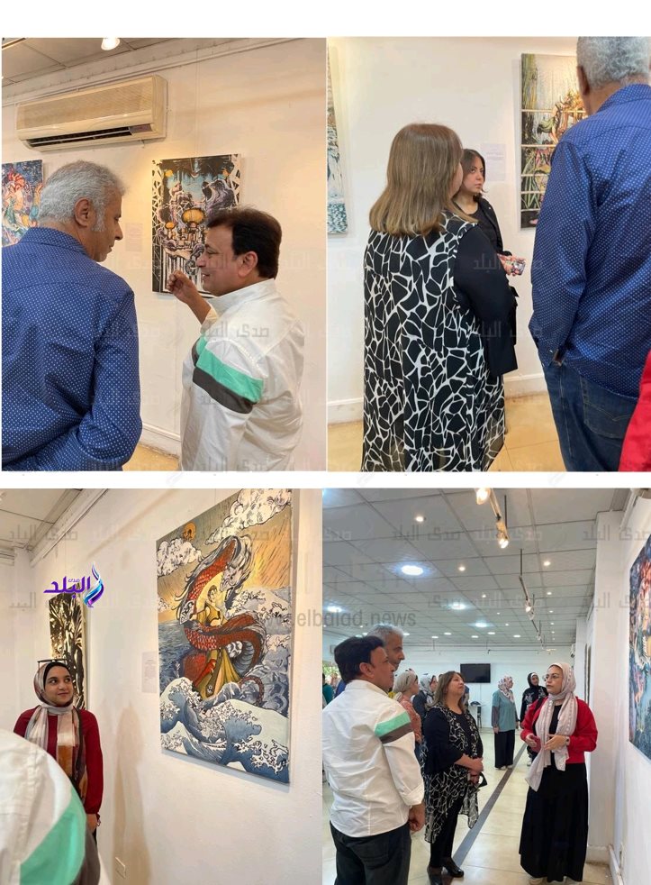 معرض لإنتاج طلاب الفرقة الخامسة بكلية تربية فنية حلوان