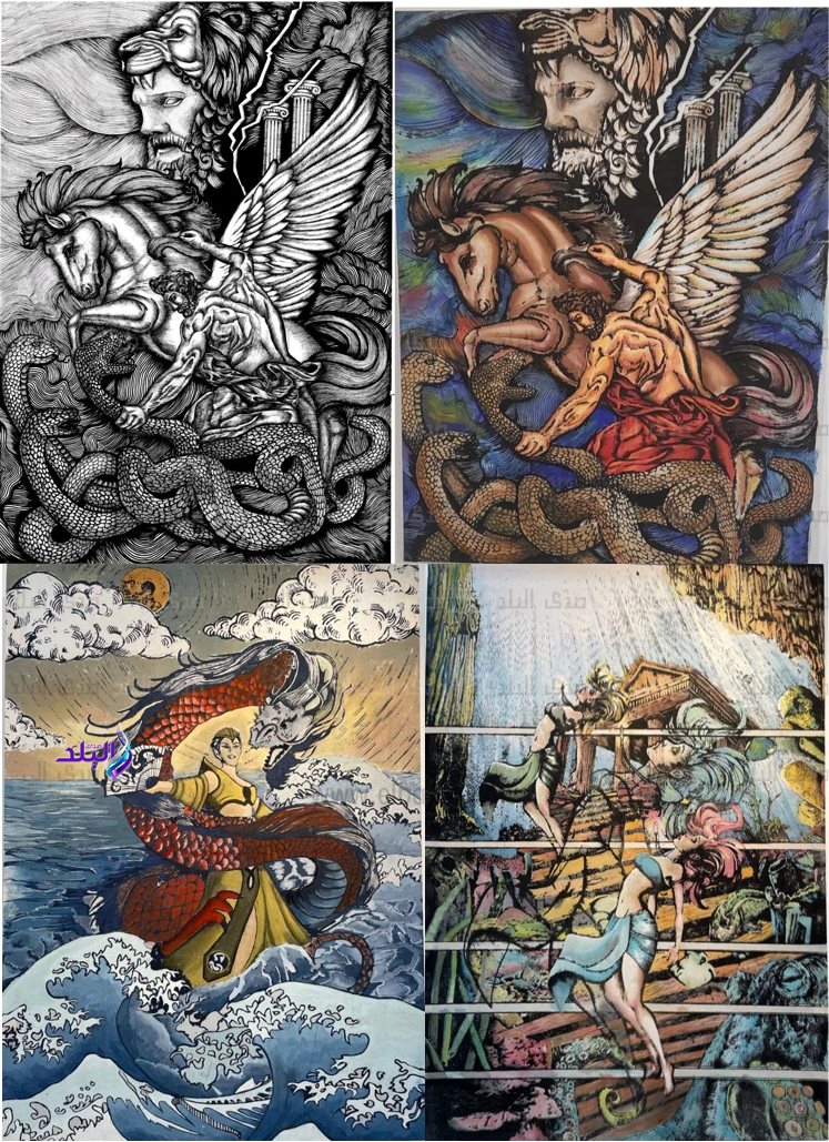 معرض لإنتاج طلاب الفرقة الخامسة بكلية تربية فنية حلوان