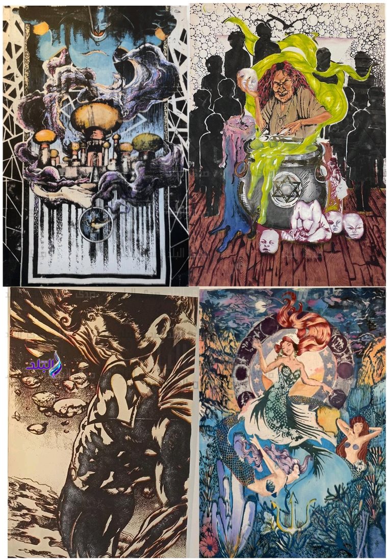 معرض لإنتاج طلاب الفرقة الخامسة بكلية تربية فنية حلوان