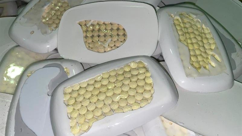 جانب من المضبوطات  جانب من المضبوطات