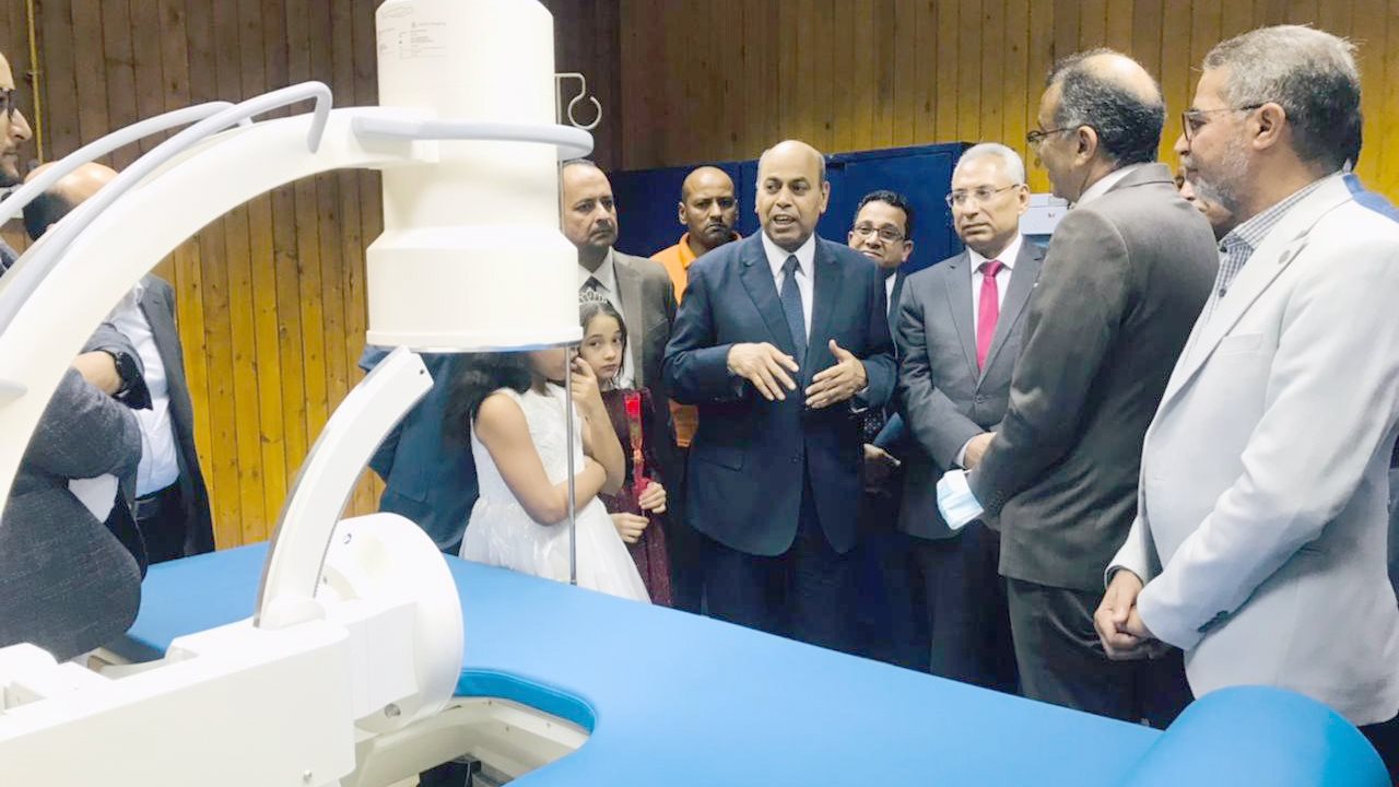 افتتاح وحدة تفتيت الحصوات بالموجات الصدمية 