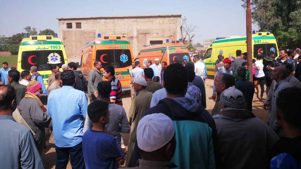 تشيع جثمان ضحايا حادث الغرق