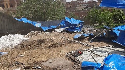 ازالة بناء مخالف