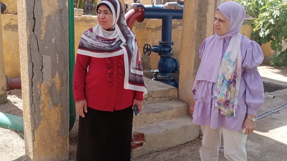 جولة تفقدية للمهندسة دينا عمر سليمان
