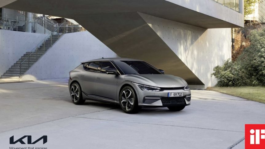 السيارة كيا  EV6 الكهربائية بالكامل