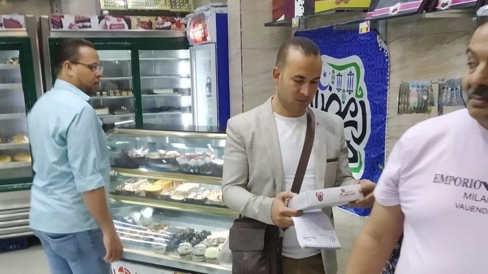 حملات رقابية على المحلات بالمنيا 