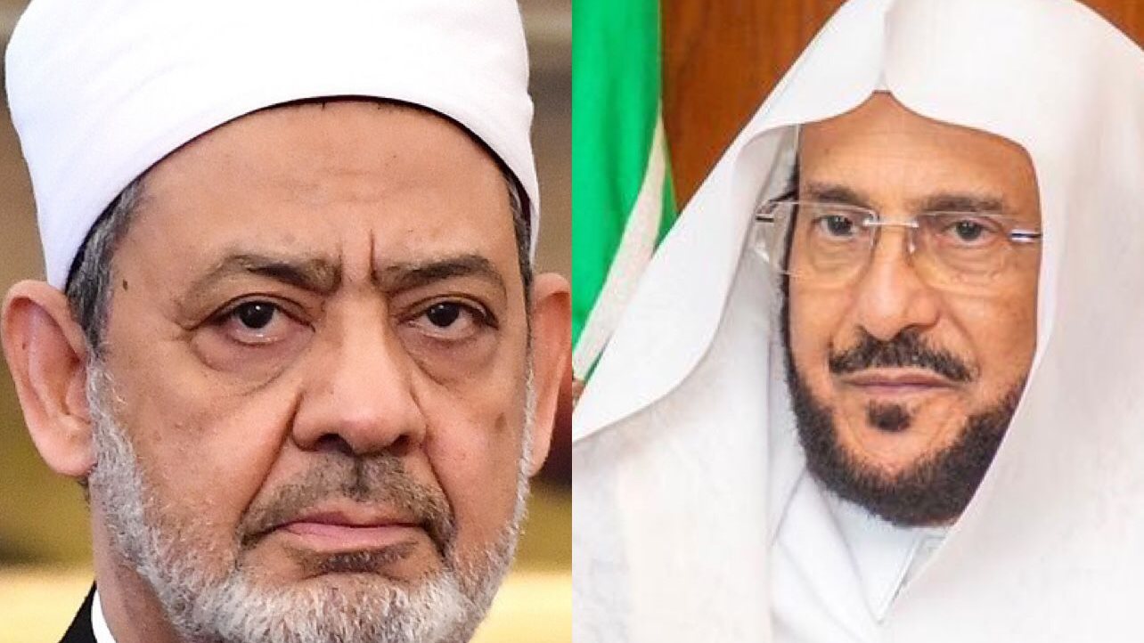شيخ الأزهر ووزير الشؤون الإسلامية السعودي 