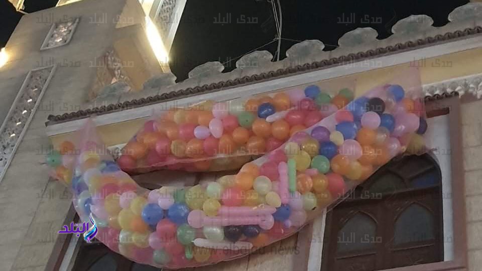 بالونات بمسجد المعداوي