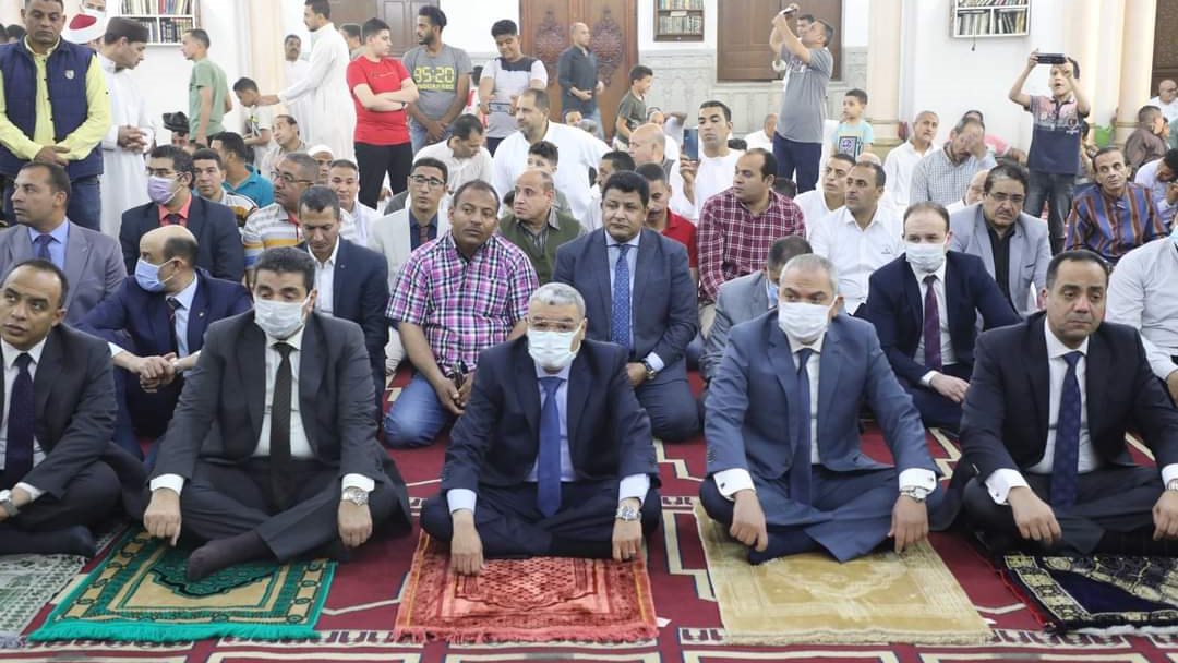 صلاة عيد الفطر المبارك بالمنيا 