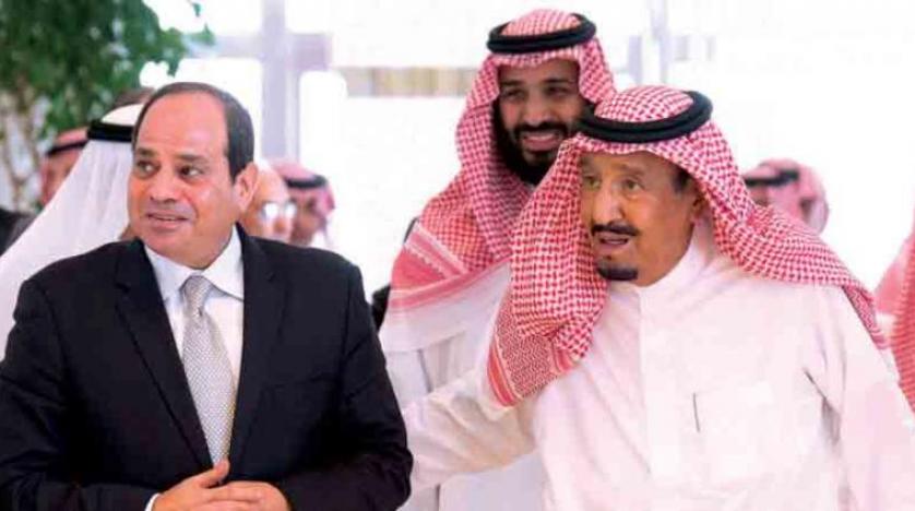 الرئيس السيسي وخادم الحرمين وولي عهده الأمير محمد بن سلمان 