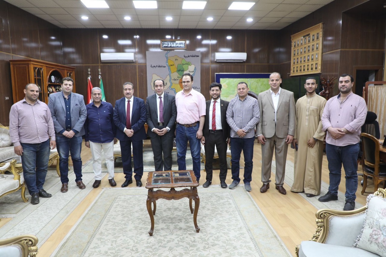 محافظ المنوفية يستقبل المهنئين بعيد الفطر