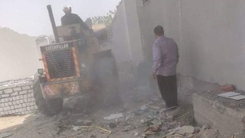 ازالة تعديات علي الأراضي الزراعية