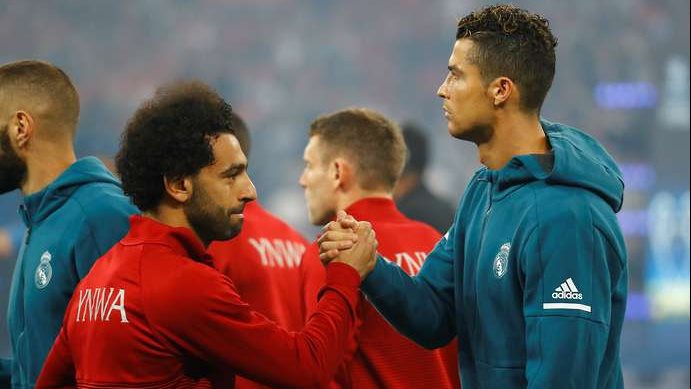 محمد صلاح ورونالدو