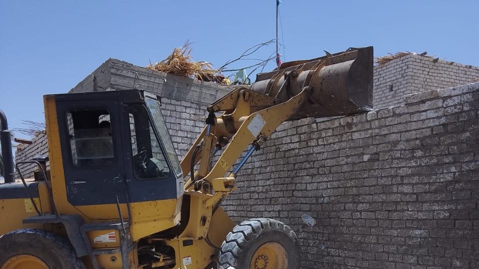 إزالة التعديات على الأراضي الزراعية بالمنيا 