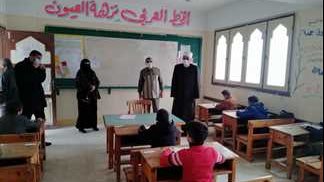 متابعة لجان الامتحانات بالمعاهد الازهرية