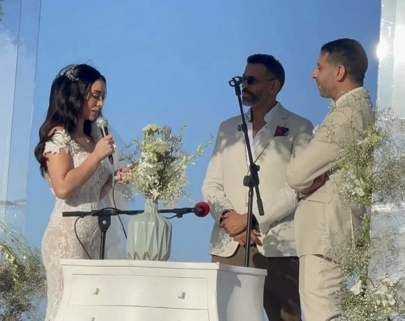 محمد فراج وبسنت شوقي 