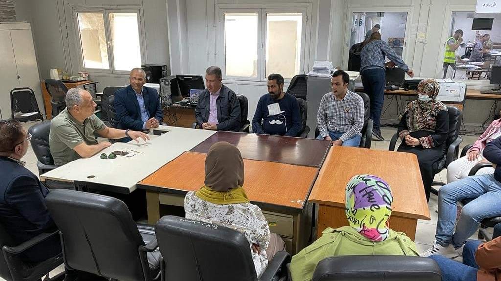 زيارة رئيس هيئة الرقابة على الصادرات لميناء شرق التفريعة