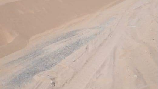 إزالة الكثبان الرملية بوسط سيناء 