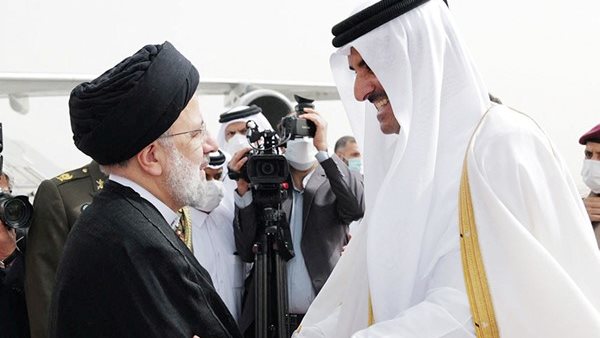 امير قطر ورئيس ايران