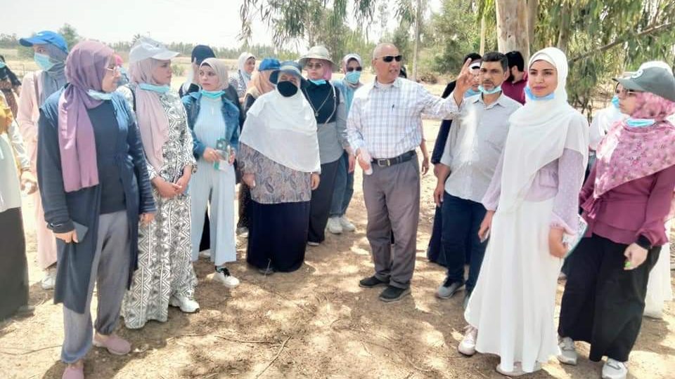 خلال الزيارة 