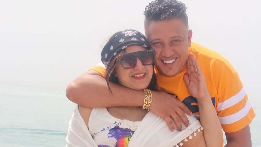 حمو بيكا وزوجته