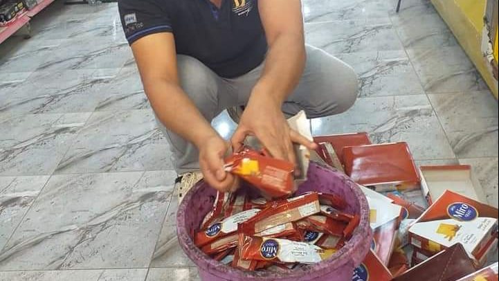 حملات تفتيش علي المحلات بنخل