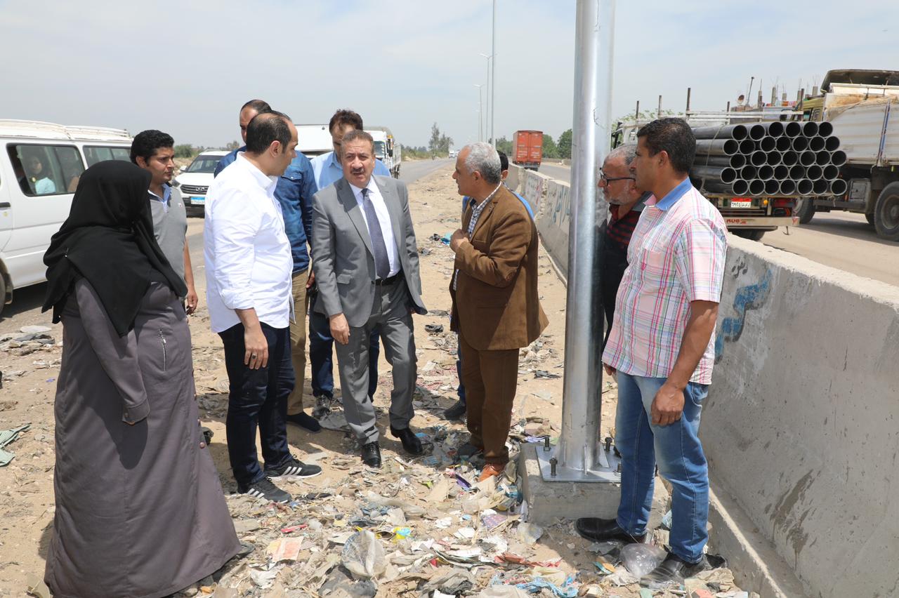 جولة ميدانية لمحافظ المنوفية