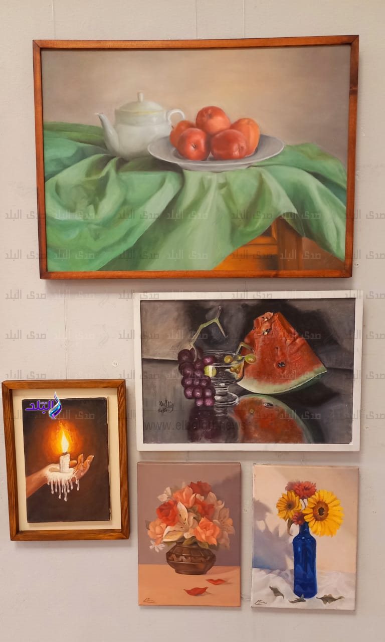 افتتاح معرض لبيع أعمال الطلاب بكلية الفنون الجميلة جامعة حلوان