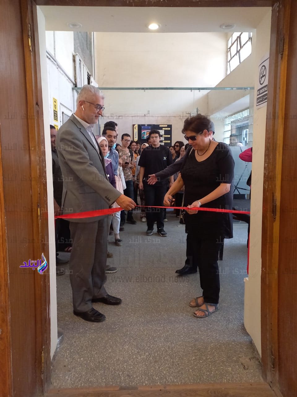 افتتاح معرض لبيع أعمال الطلاب بكلية الفنون الجميلة جامعة حلوان