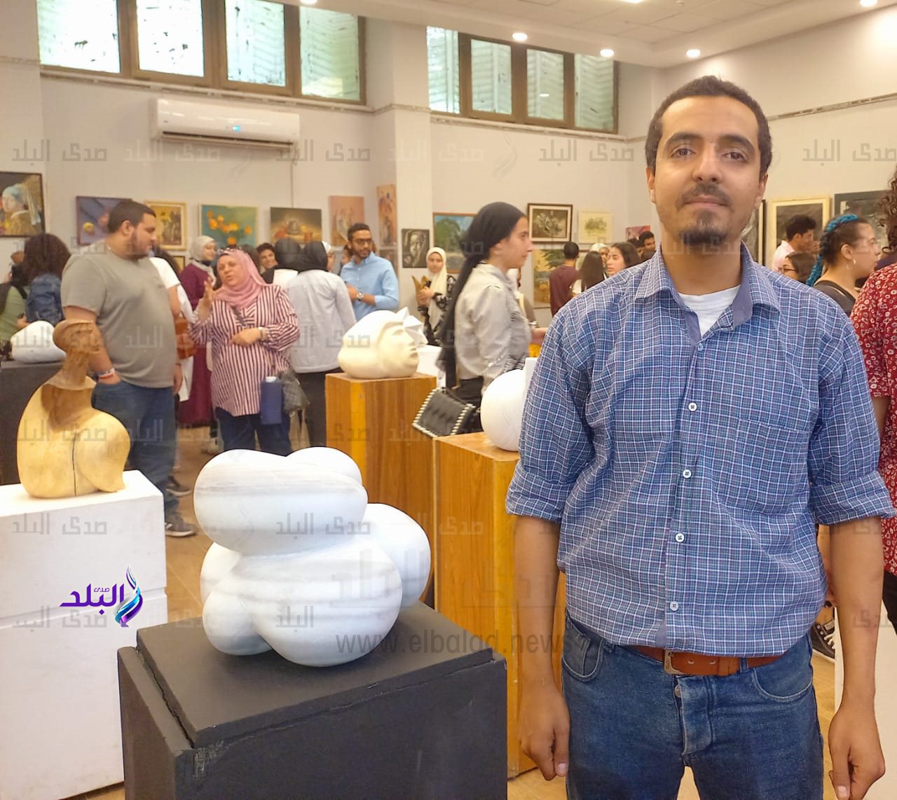 افتتاح معرض لبيع أعمال الطلاب بكلية الفنون الجميلة جامعة حلوان