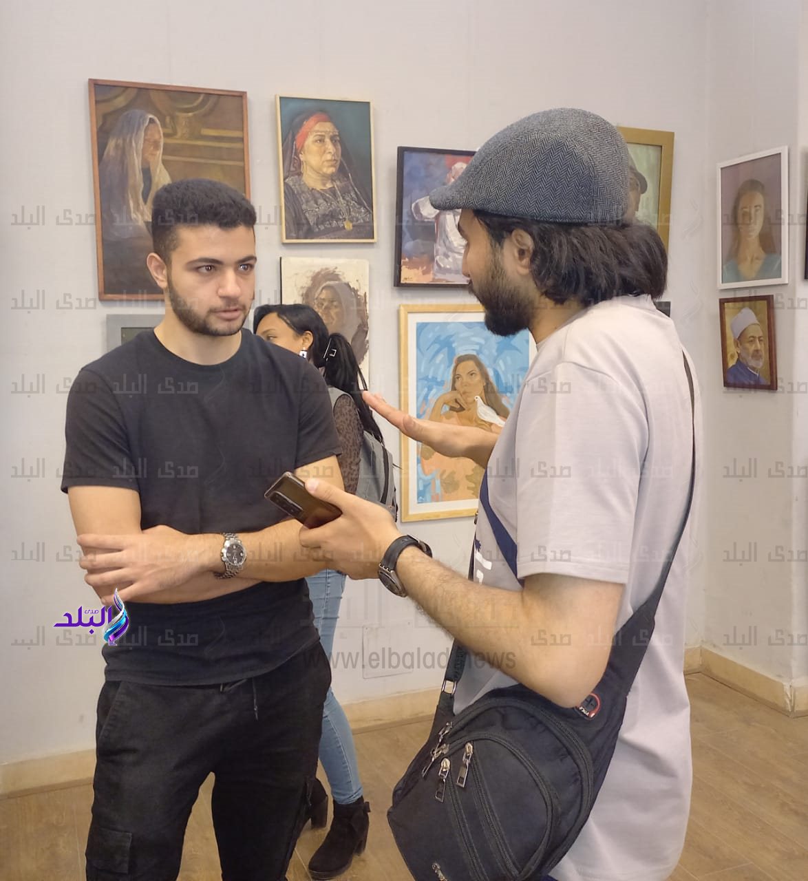 افتتاح معرض لبيع أعمال الطلاب بكلية الفنون الجميلة جامعة حلوان