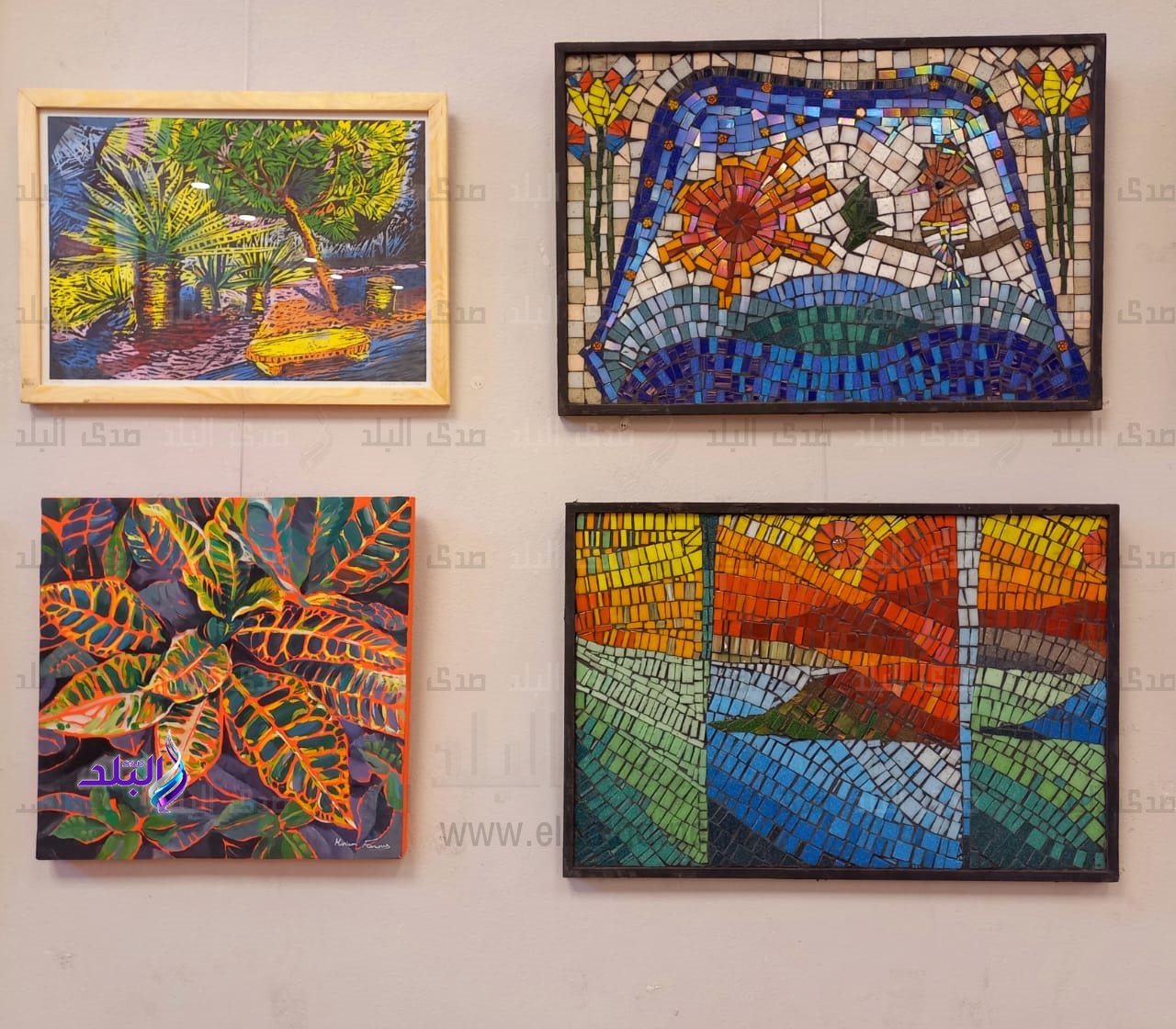 افتتاح معرض لبيع أعمال الطلاب بكلية الفنون الجميلة جامعة حلوان