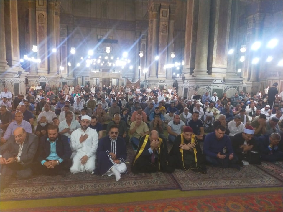 وفد الطرق الصوفية في مسجد الرفاعي