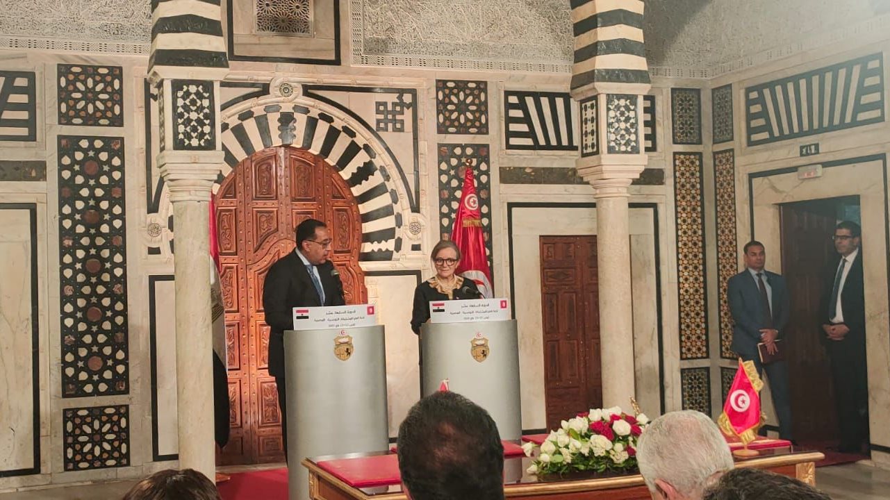 رئيسا وزراء مصر وتونس 