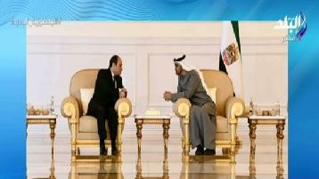 الرئيس السيسي ومحمد بن زايد 