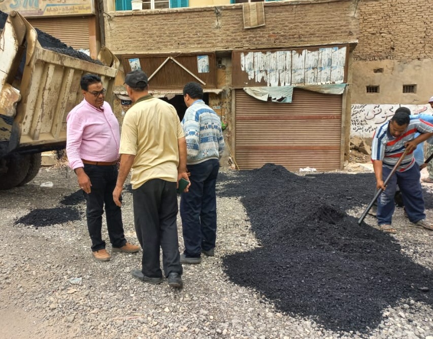 أعمال الرصف والتطوير 