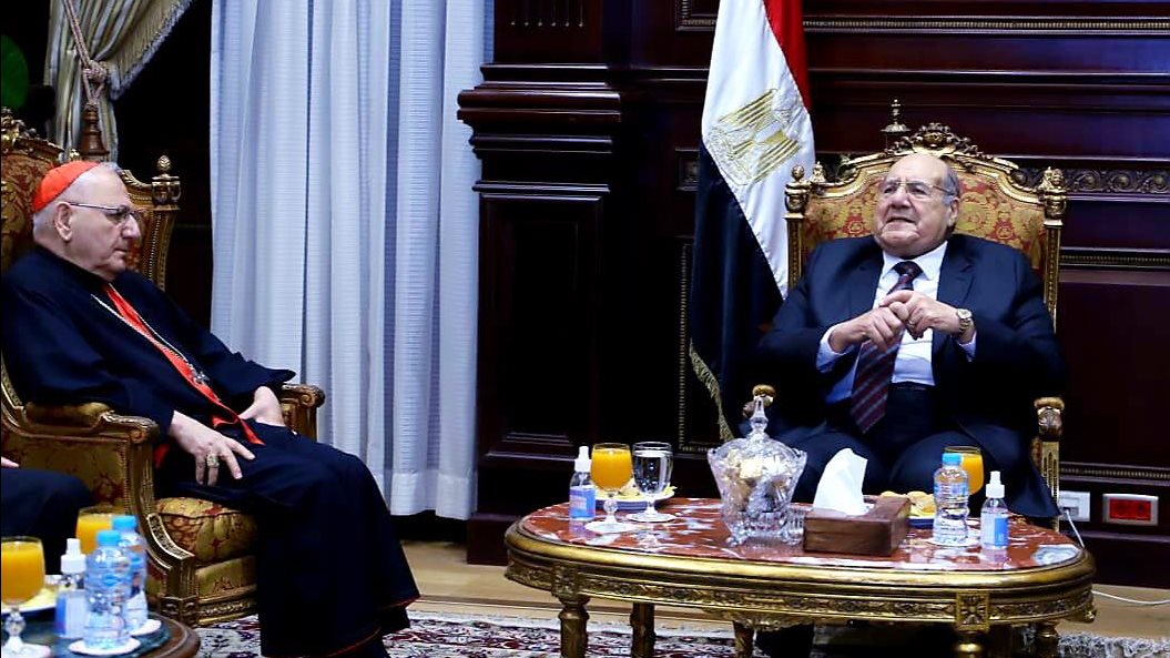 رئيس مجلس الشيوخ يلتقي بطريرك بابل للكلدان الكاثوليك بالعراق