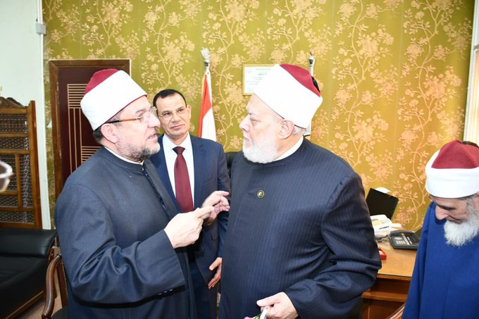 وزير الأوقاف رفقة علي جمعة