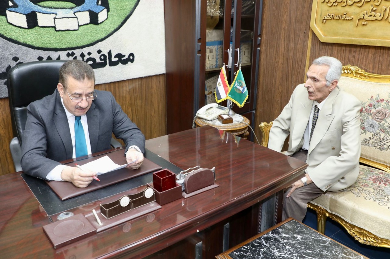 لقاء محافظ المنوفية