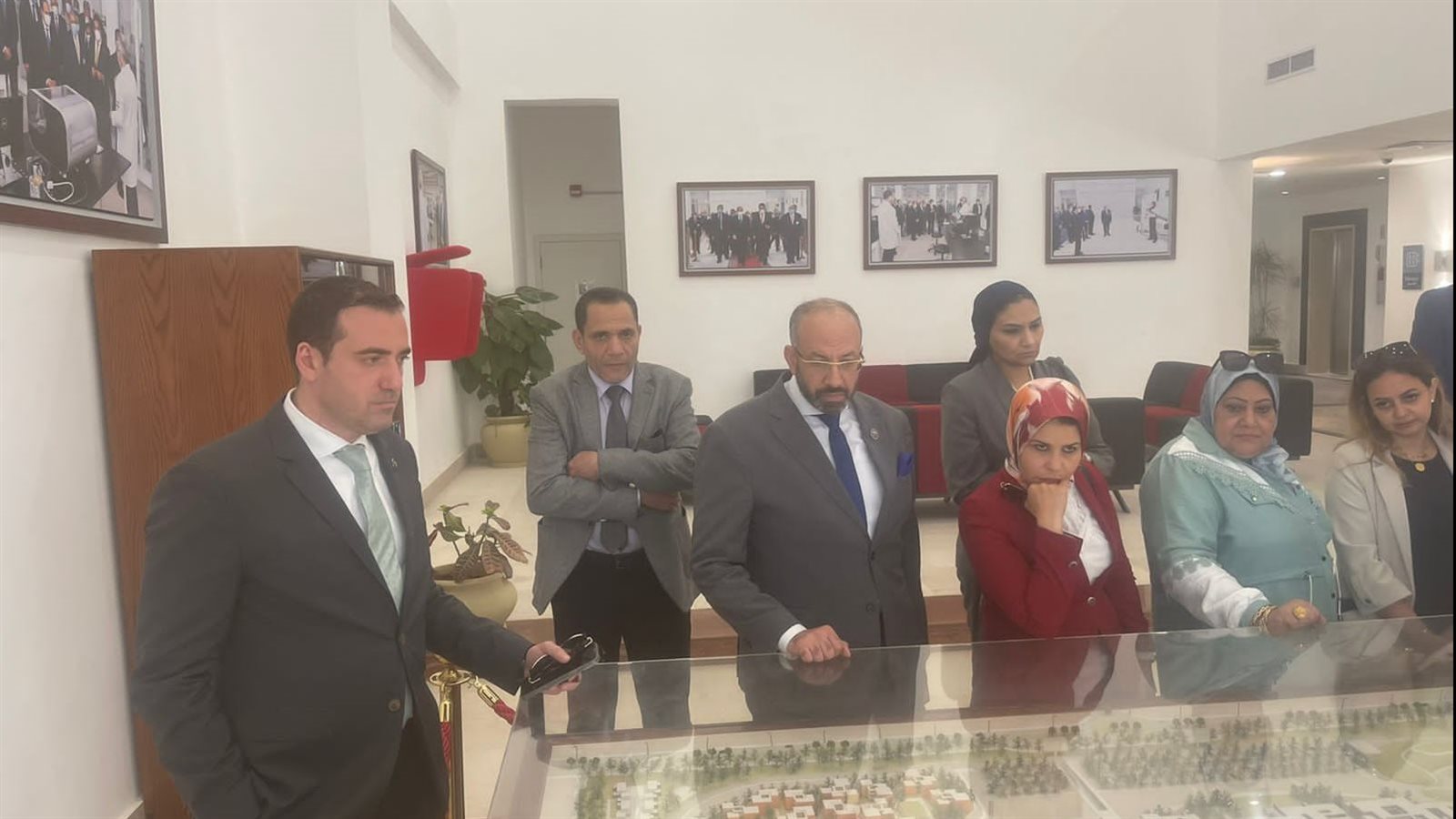 لجنة التعليم تتفقد الجامعة اليابانية 